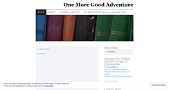 Desktop Screenshot of onemoregoodadventure.com